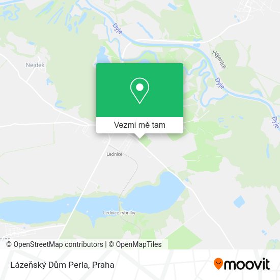 Lázeňský Dům Perla mapa