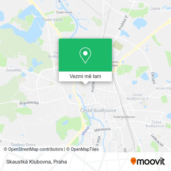 Skaustká Klubovna mapa