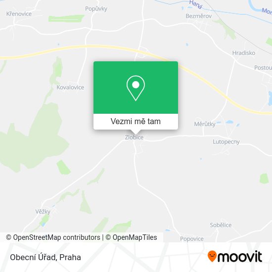Obecní Úřad mapa