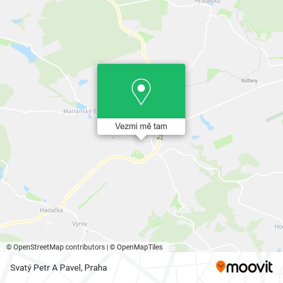 Svatý Petr A Pavel mapa