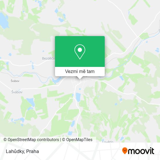 Lahůdky mapa