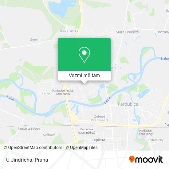 U Jindřicha mapa