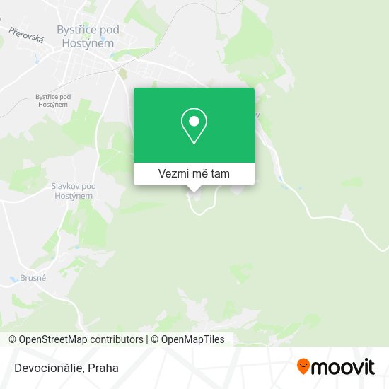 Devocionálie mapa