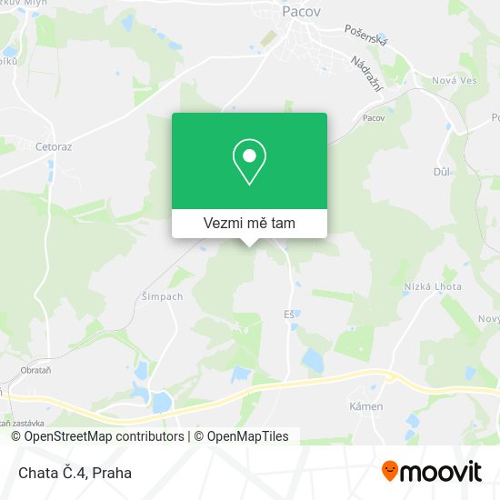 Chata Č.4 mapa