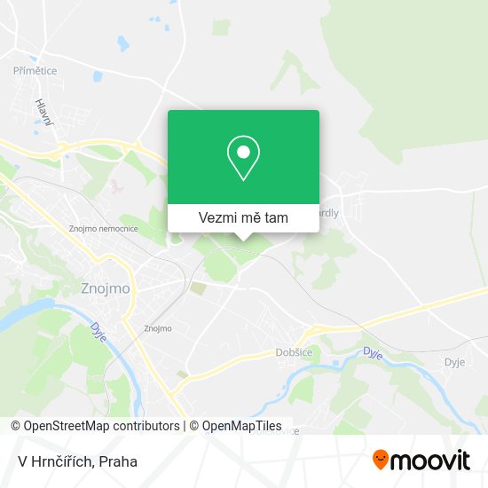 V Hrnčířích mapa