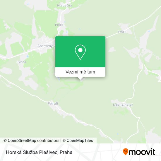 Horská Služba Plešivec mapa