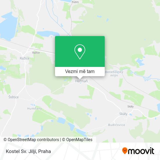Kostel Sv. Jiljí mapa