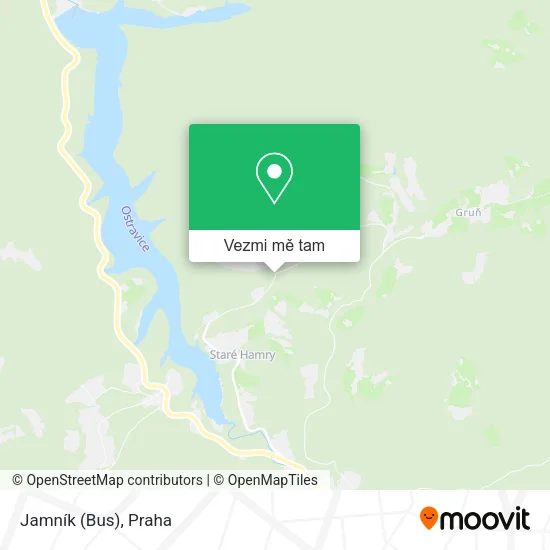 Jamník (Bus) mapa