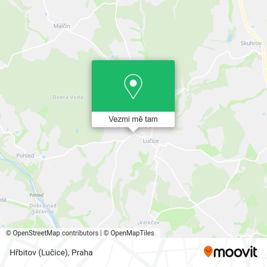 Hřbitov (Lučice) mapa