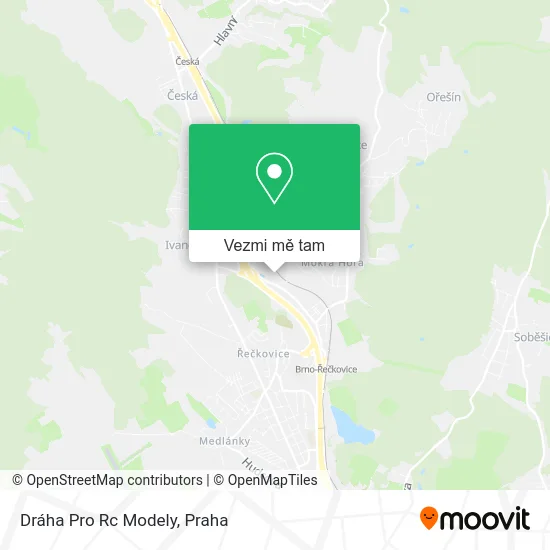 Dráha Pro Rc Modely mapa
