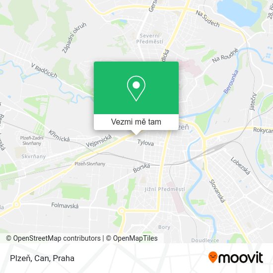 Plzeň, Can mapa