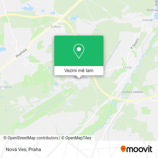 Nová Ves mapa