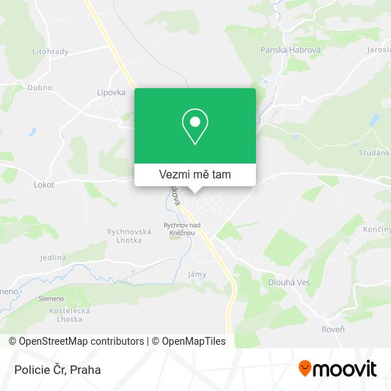 Policie Čr mapa