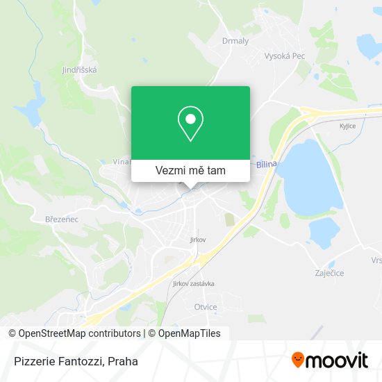 Pizzerie Fantozzi mapa