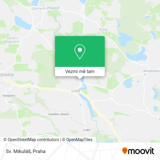 Sv. Mikuláš mapa