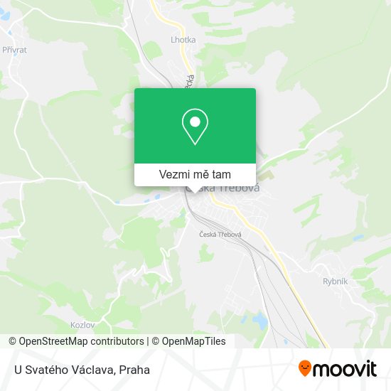 U Svatého Václava mapa