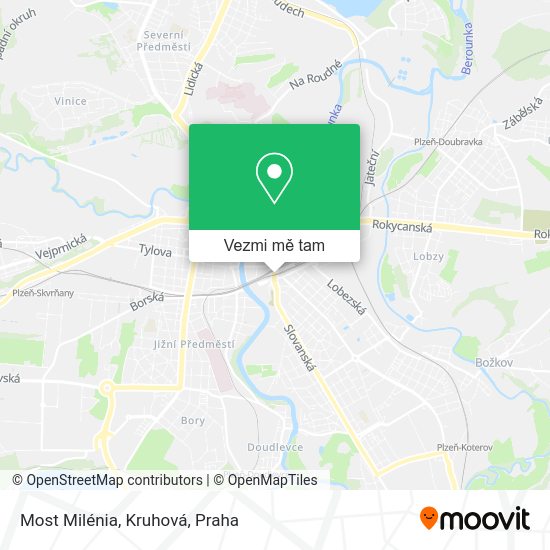 Most Milénia, Kruhová mapa