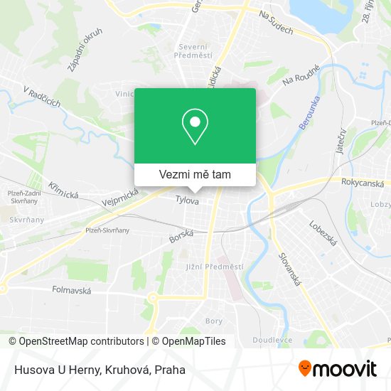 Husova U Herny, Kruhová mapa
