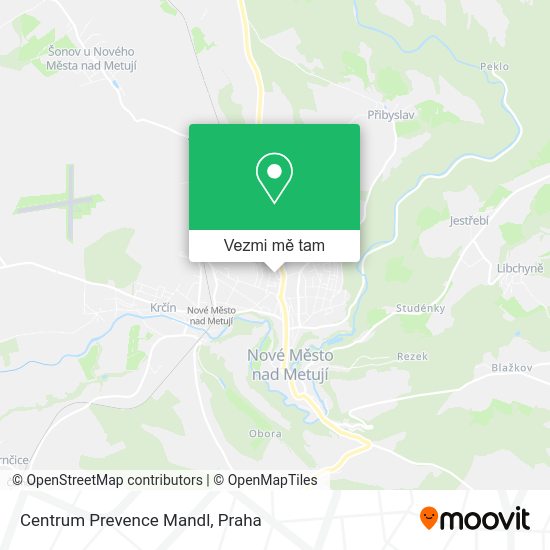 Centrum Prevence Mandl mapa