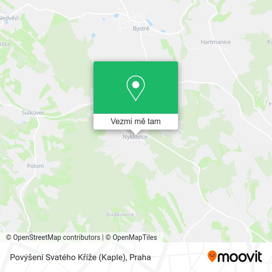 Povýšení Svatého Kříže (Kaple) mapa