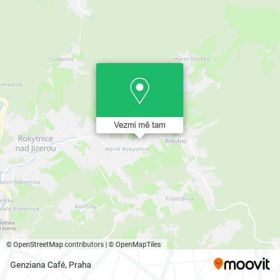 Genziana Café mapa
