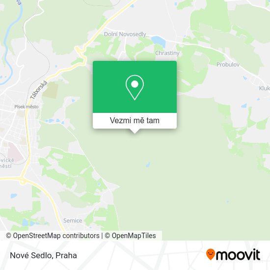 Nové Sedlo mapa