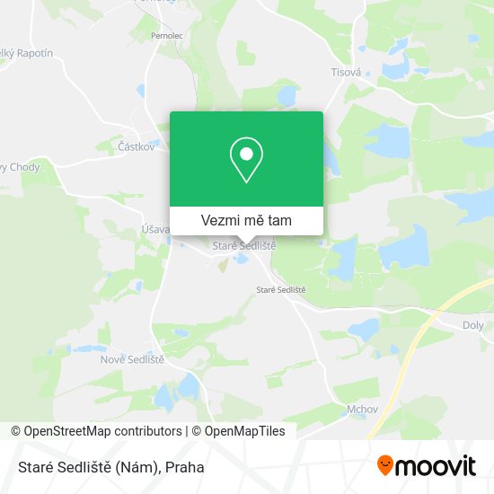 Staré Sedliště (Nám) mapa