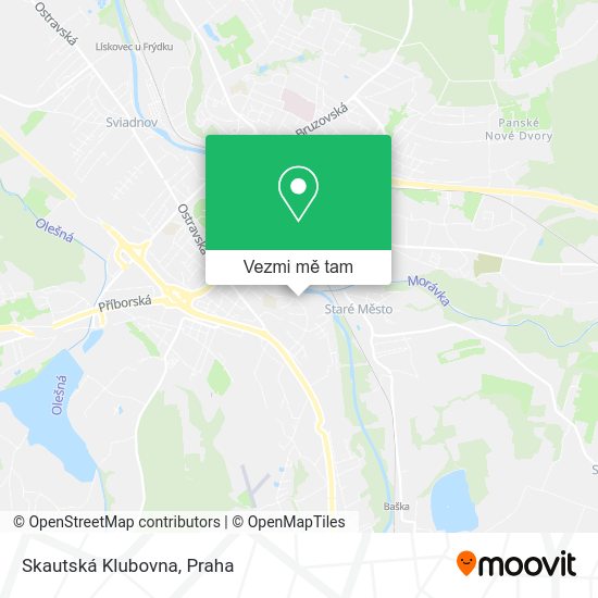 Skautská Klubovna mapa