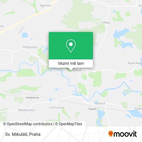 Sv. Mikuláš mapa