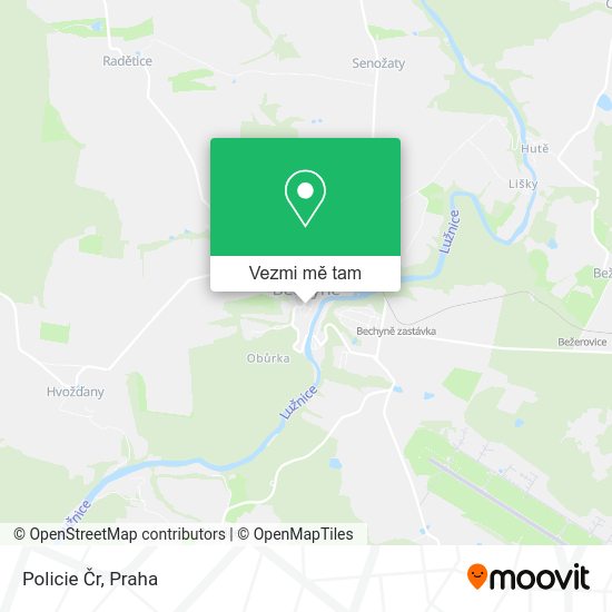 Policie Čr mapa