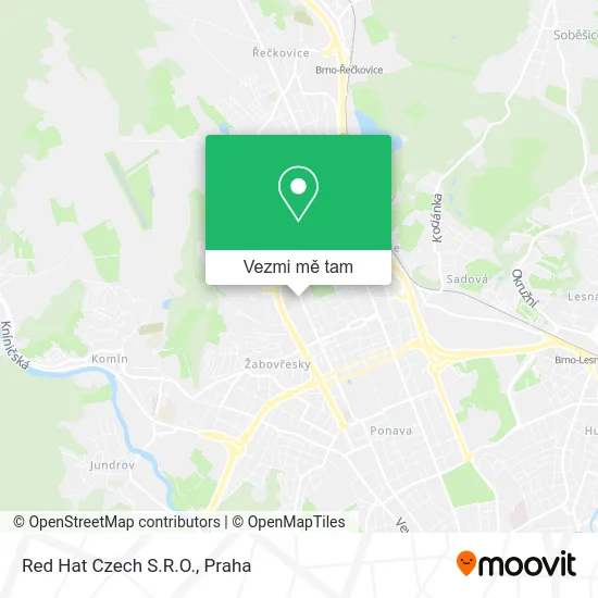 Red Hat Czech S.R.O. mapa