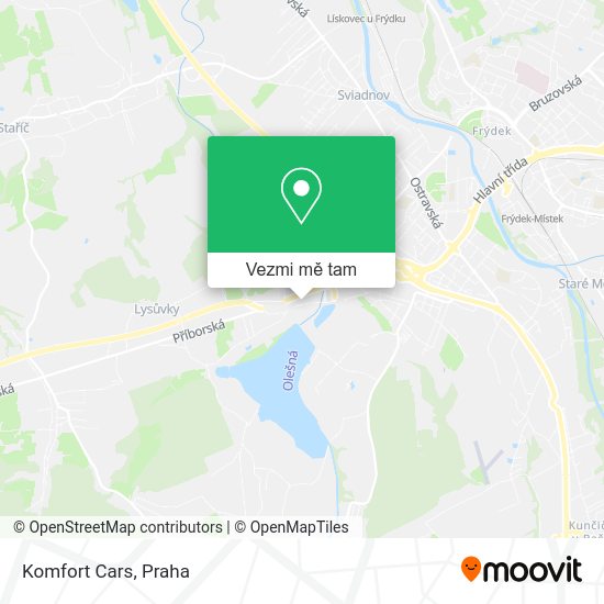 Komfort Cars mapa