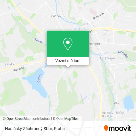 Hasičský Záchranný Sbor mapa