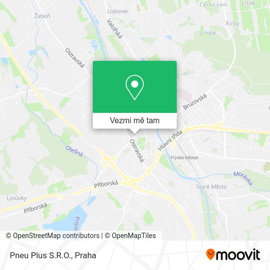 Pneu Plus S.R.O. mapa