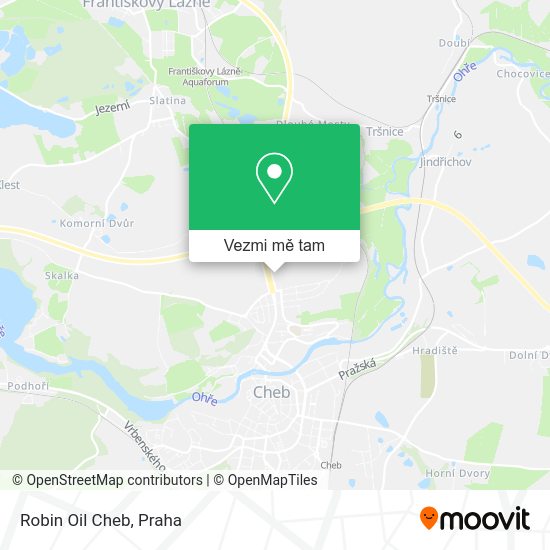 Robin Oil Cheb mapa