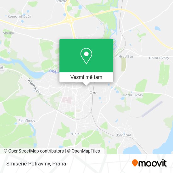 Smisene Potraviny mapa