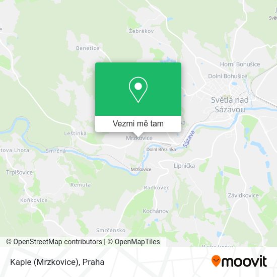 Kaple (Mrzkovice) mapa