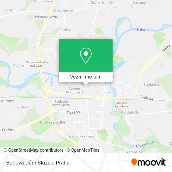 Budova Dům Služeb mapa