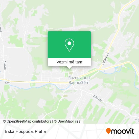 Irská Hospoda mapa