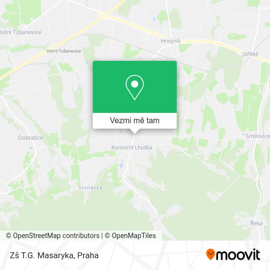 Zš T.G. Masaryka mapa