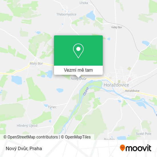 Nový Dvůr mapa