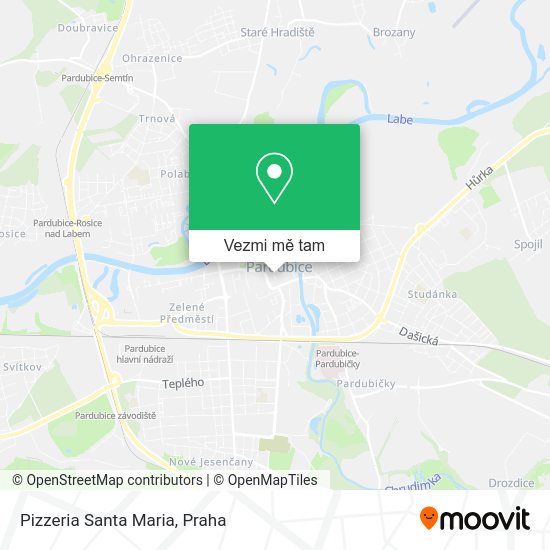 Pizzeria Santa Maria mapa