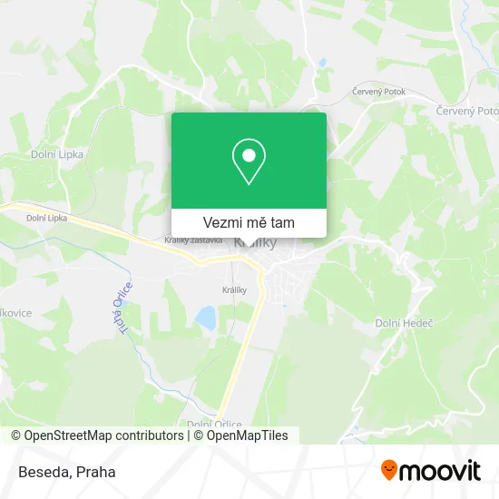 Beseda mapa