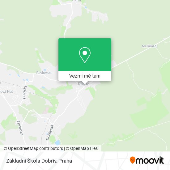 Základní Škola Dobřív mapa