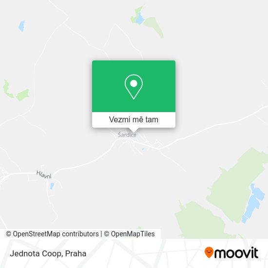 Jednota Coop mapa
