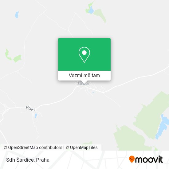 Sdh Šardice mapa
