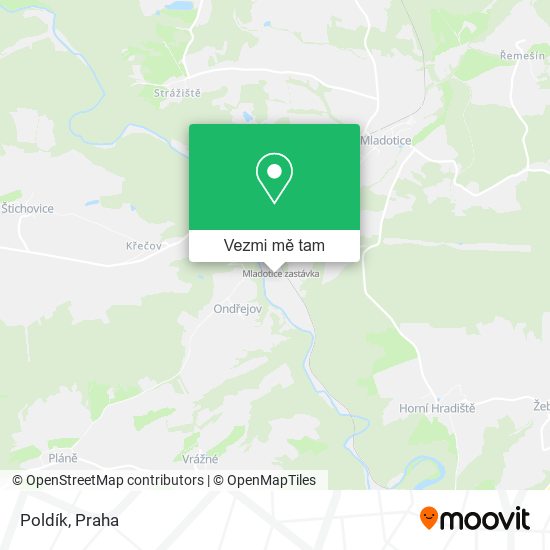 Poldík mapa