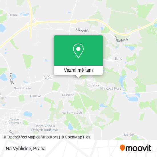 Na Vyhlídce mapa