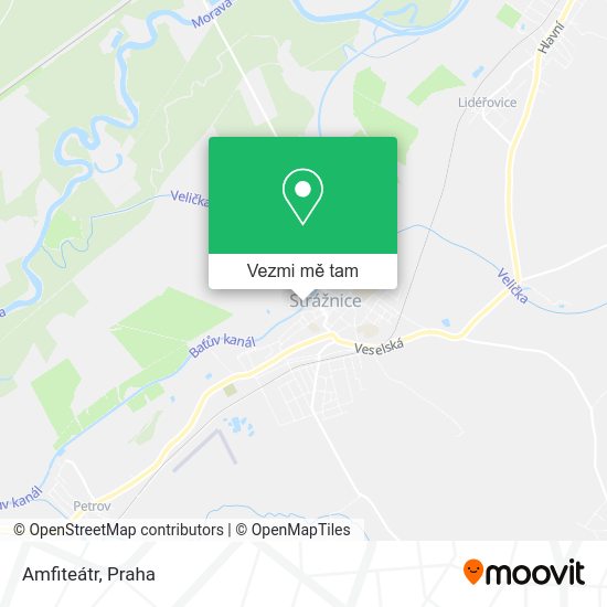 Amfiteátr mapa