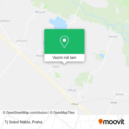 Tj Sokol Náklo mapa